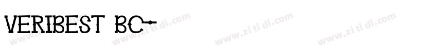 VeriBest BC字体转换